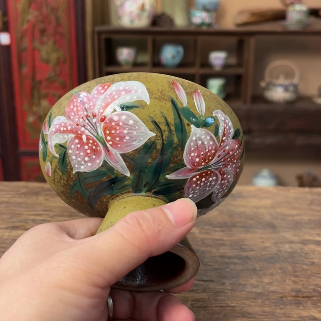 柴烧手工手绘陶瓷