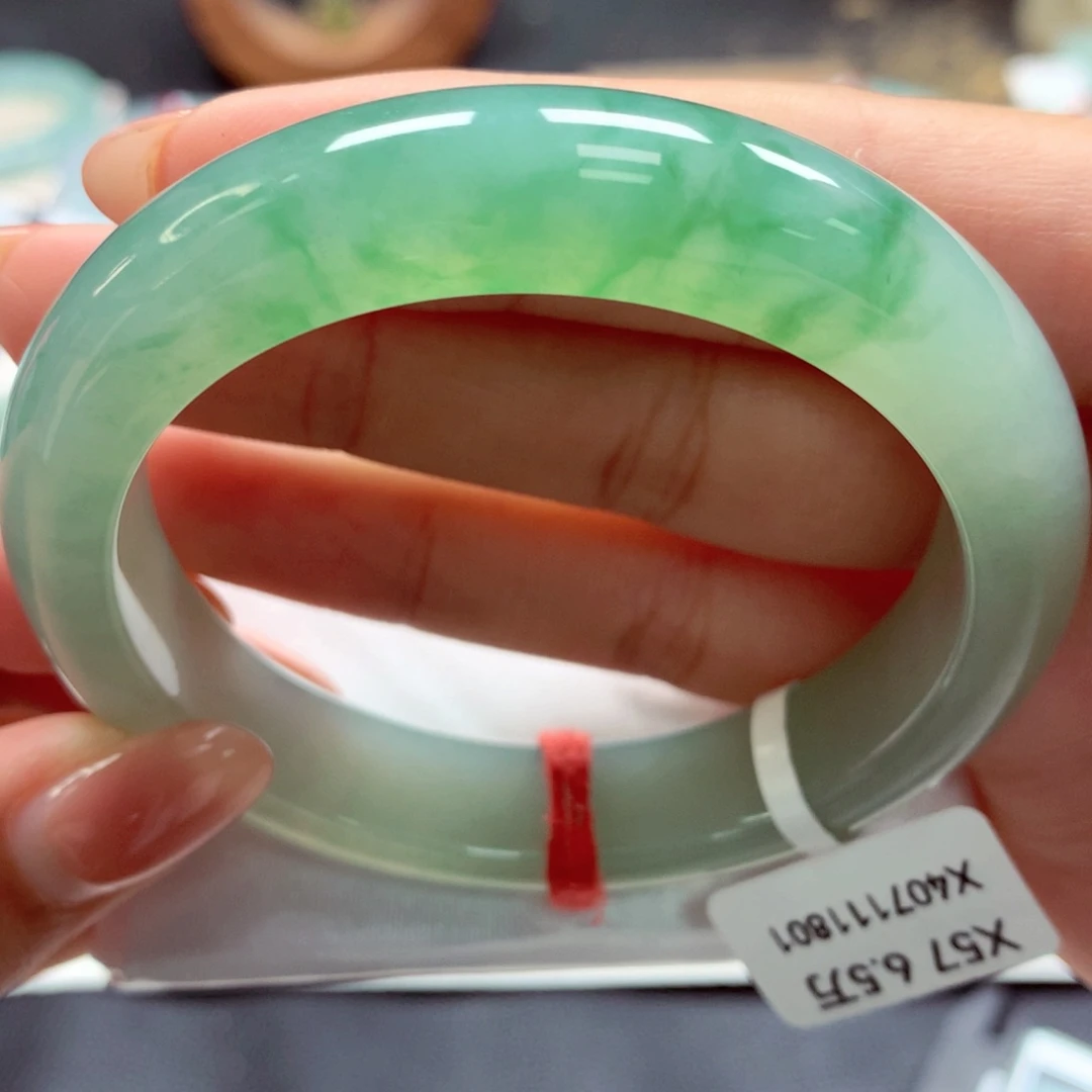 翡翠手镯未镶嵌57正（26）41号