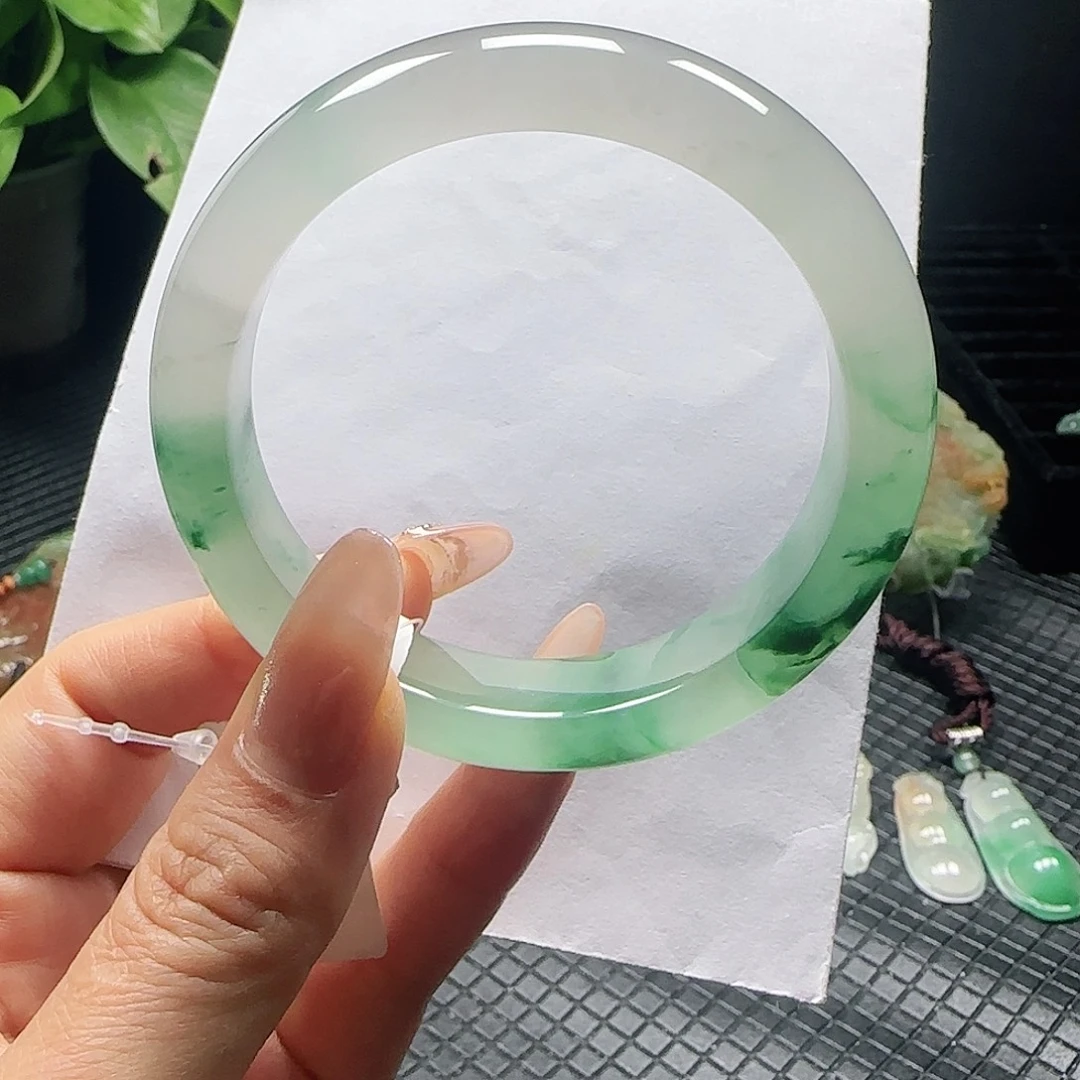 石英质玉手镯5859未镶嵌