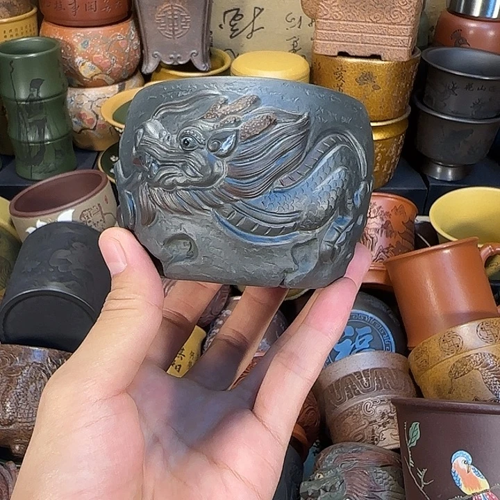茶杯紫砂宜兴紫砂茶杯