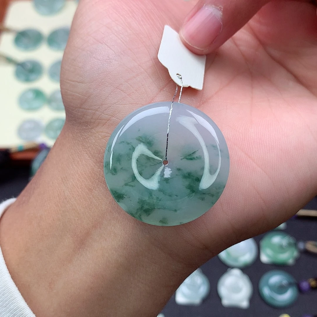 颈饰未镶嵌翡翠32 尺寸32.4-5.8