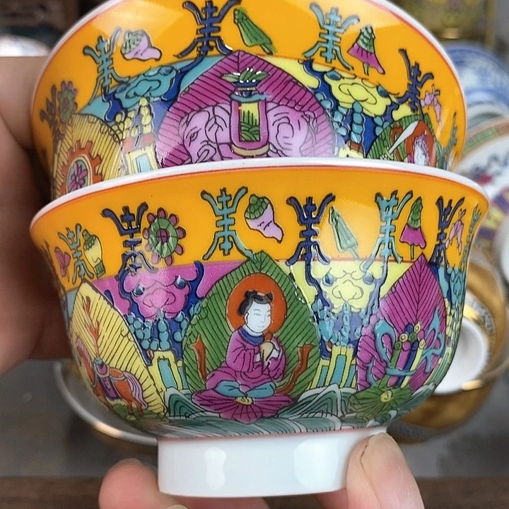 景德镇陶瓷藏式茶碗