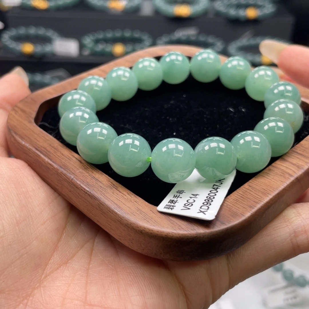 翡翠未镶嵌手链天然a翡翠