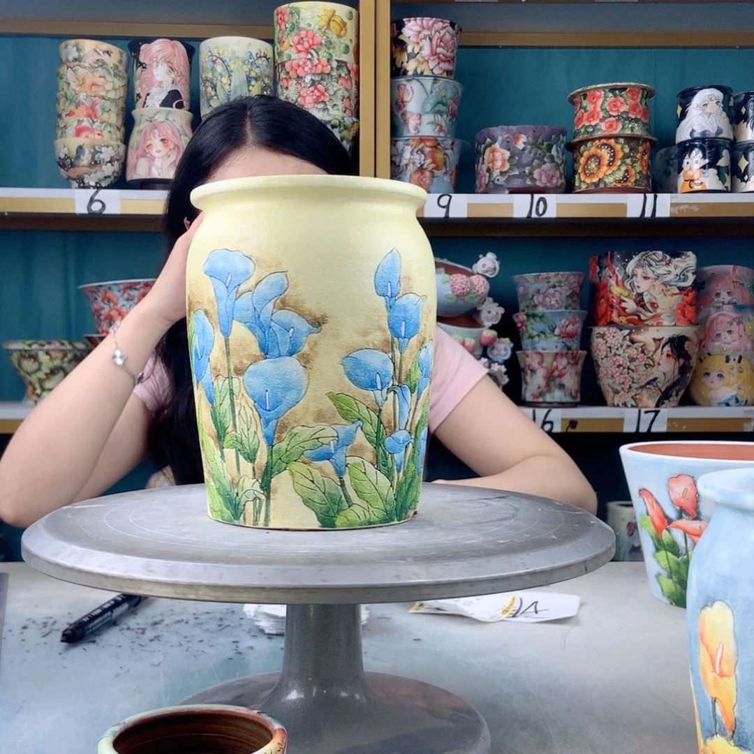 罐景德镇手工瑕疵206