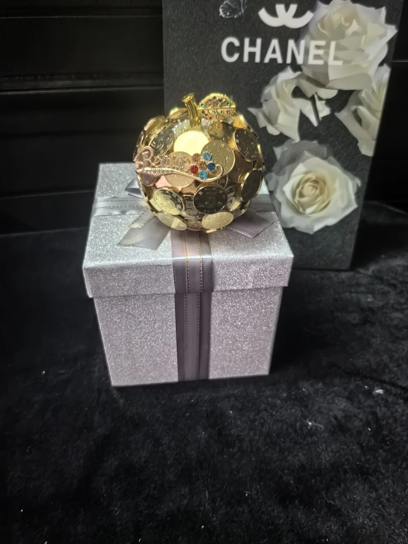 平安夜硬币苹果diy手工材料包全套金色平安果圣诞节礼物送女朋友