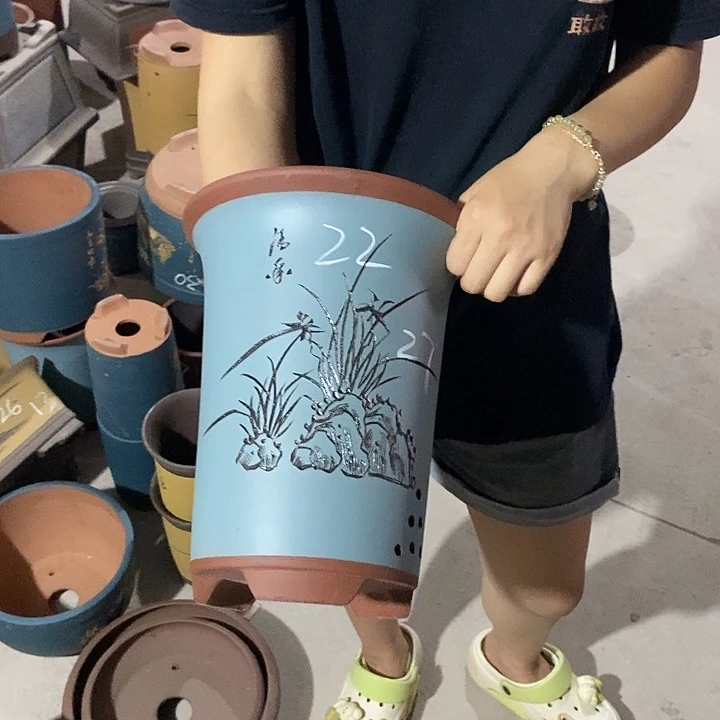 紫砂花盆紫砂花盆