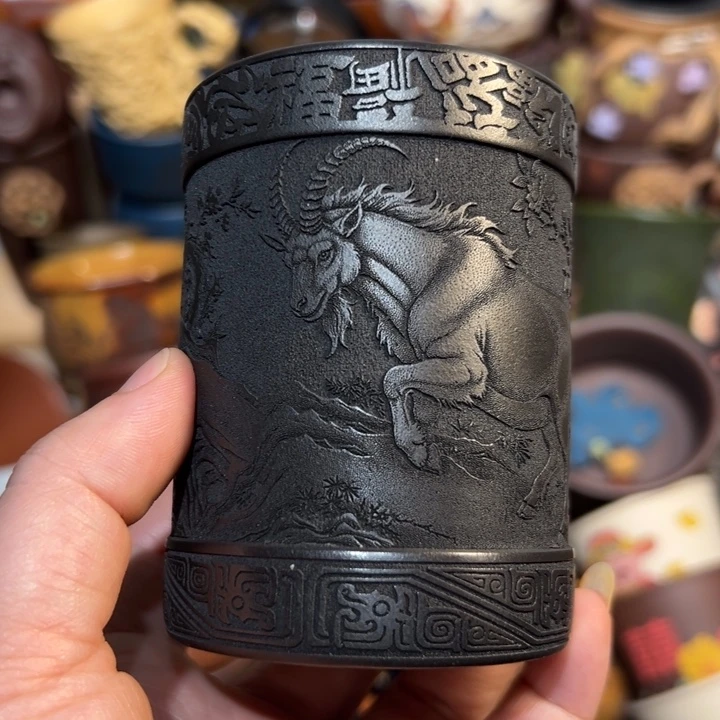 紫砂茶杯宜兴紫砂主人杯