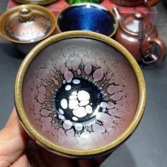 茶盏建盏主人杯茶壶盖碗品茗杯008