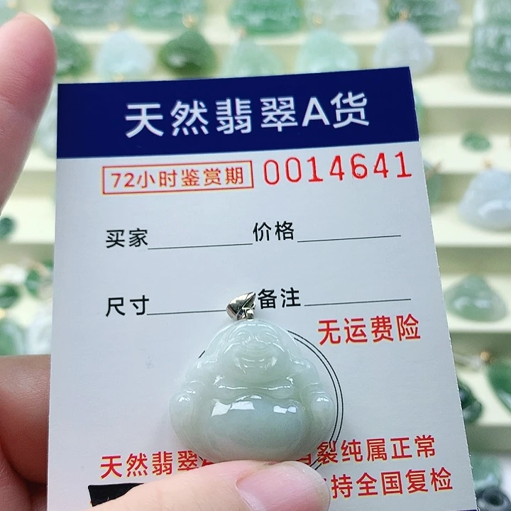 颈饰未镶嵌翡翠吊