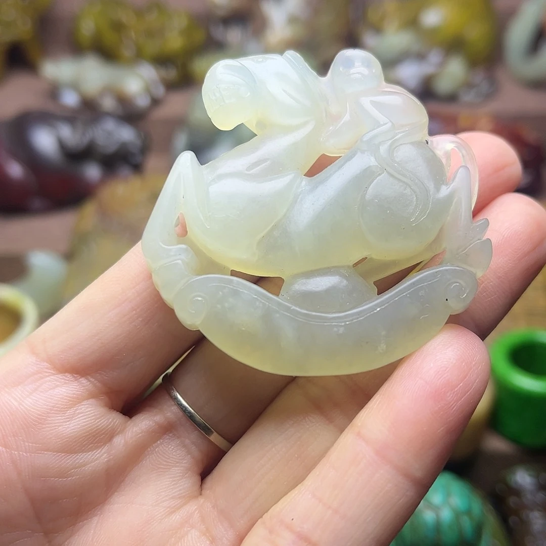 白玉菩提吊坠151。。