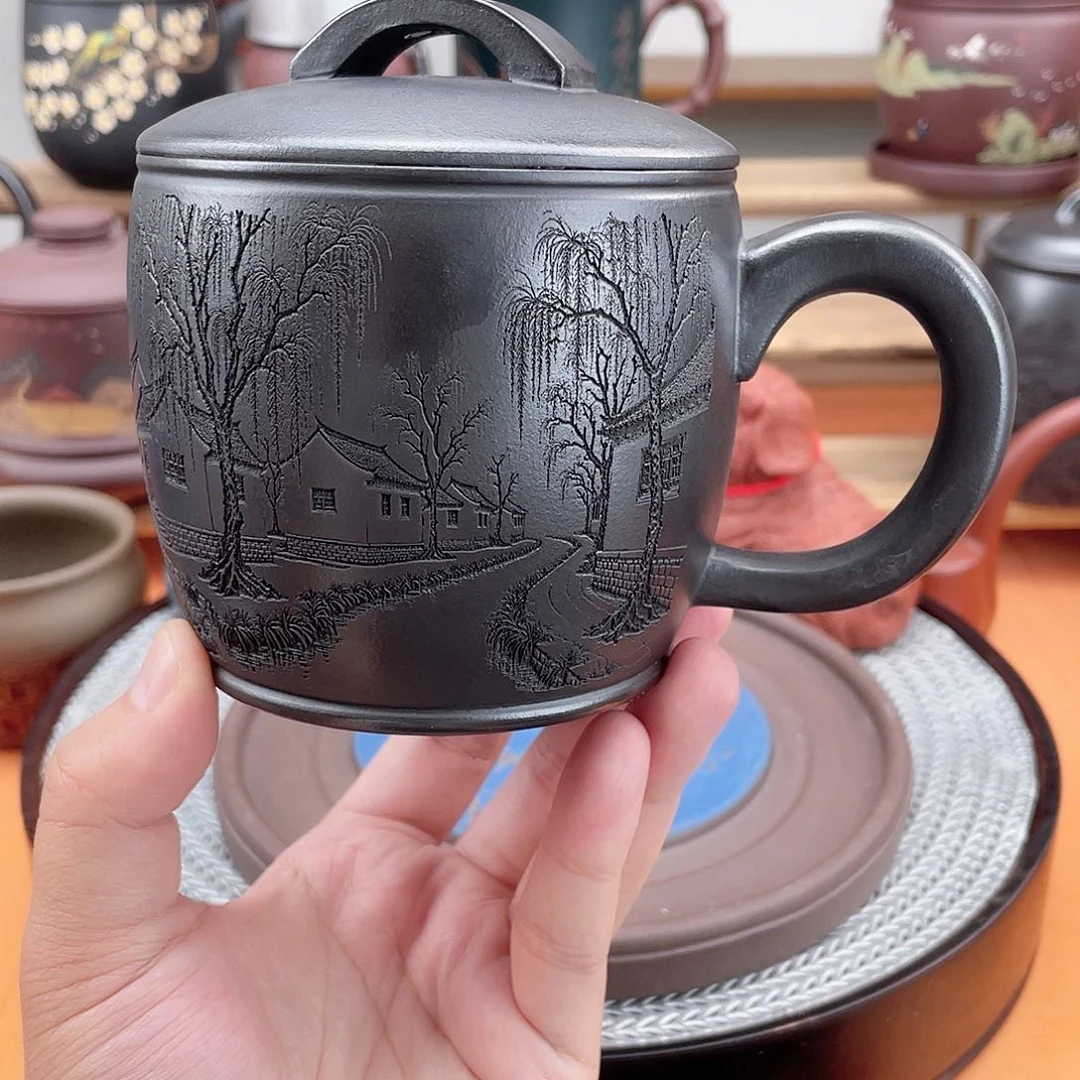 茶杯紫砂高档紫砂茶具套装