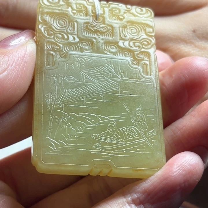 和田玉挂件未镶嵌闲**鹤