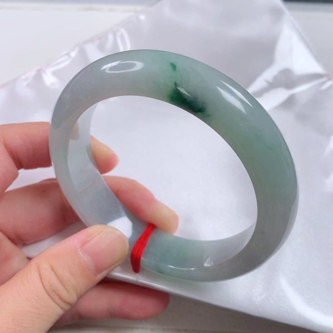 未镶嵌手镯翡翠 正圈飘花②②③