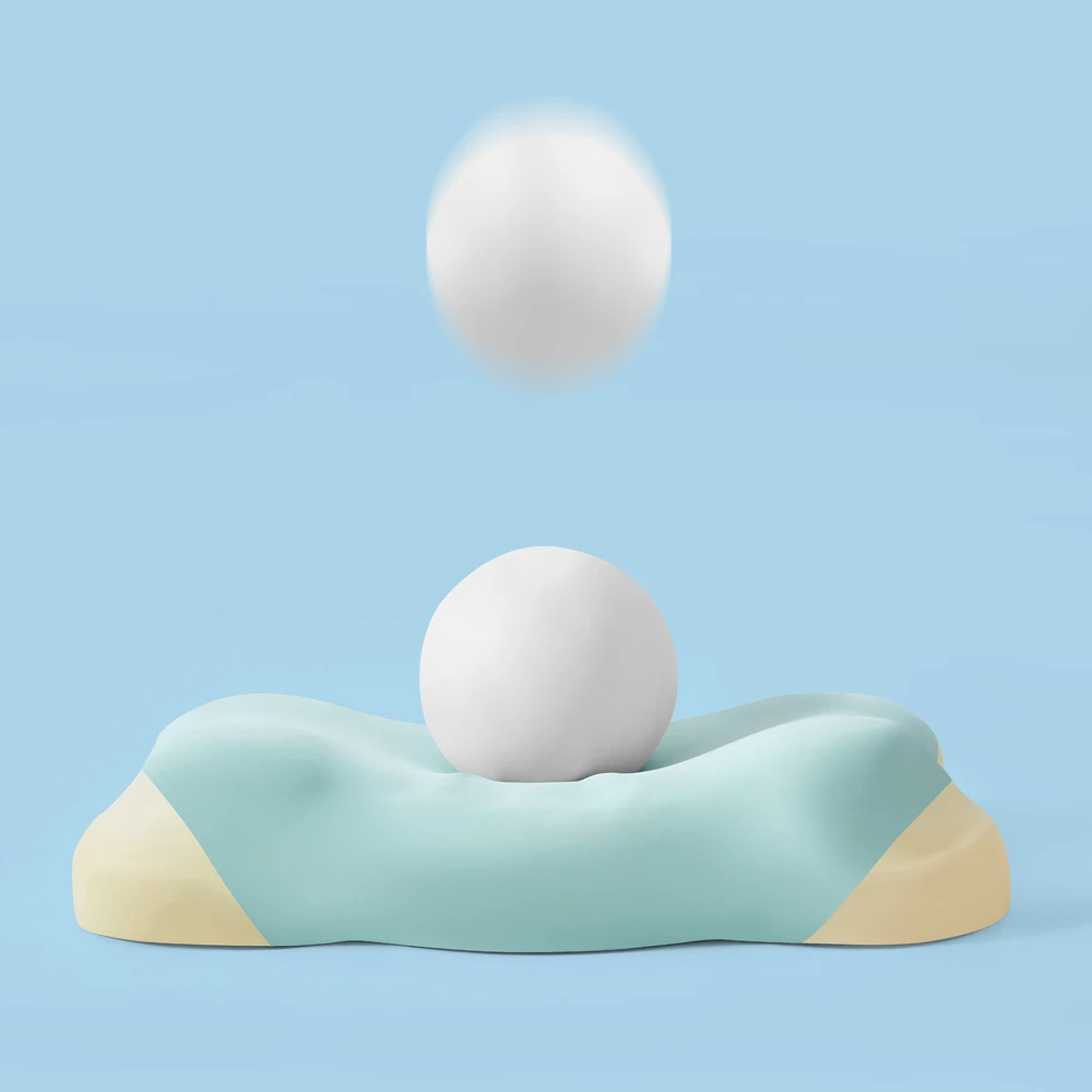 【试睡30天】二代磁石科技枕护颈椎软回弹磁石玉石枕单支装