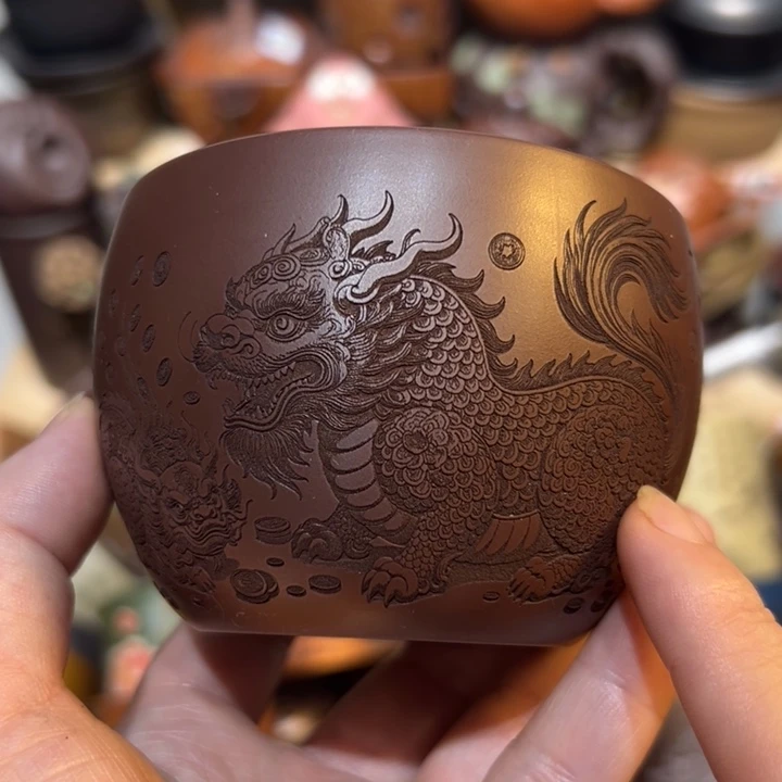 茶杯紫砂宜兴紫砂主人杯