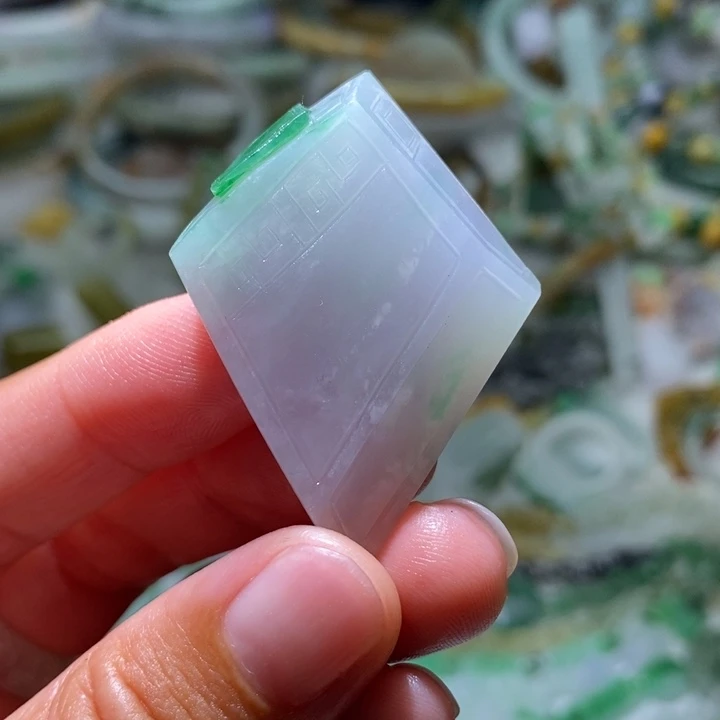 兰***花定制翡翠未镶嵌毛货