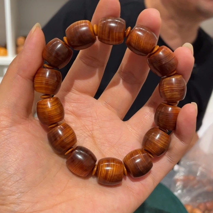 柏木（崖柏）1415黑油老型手串