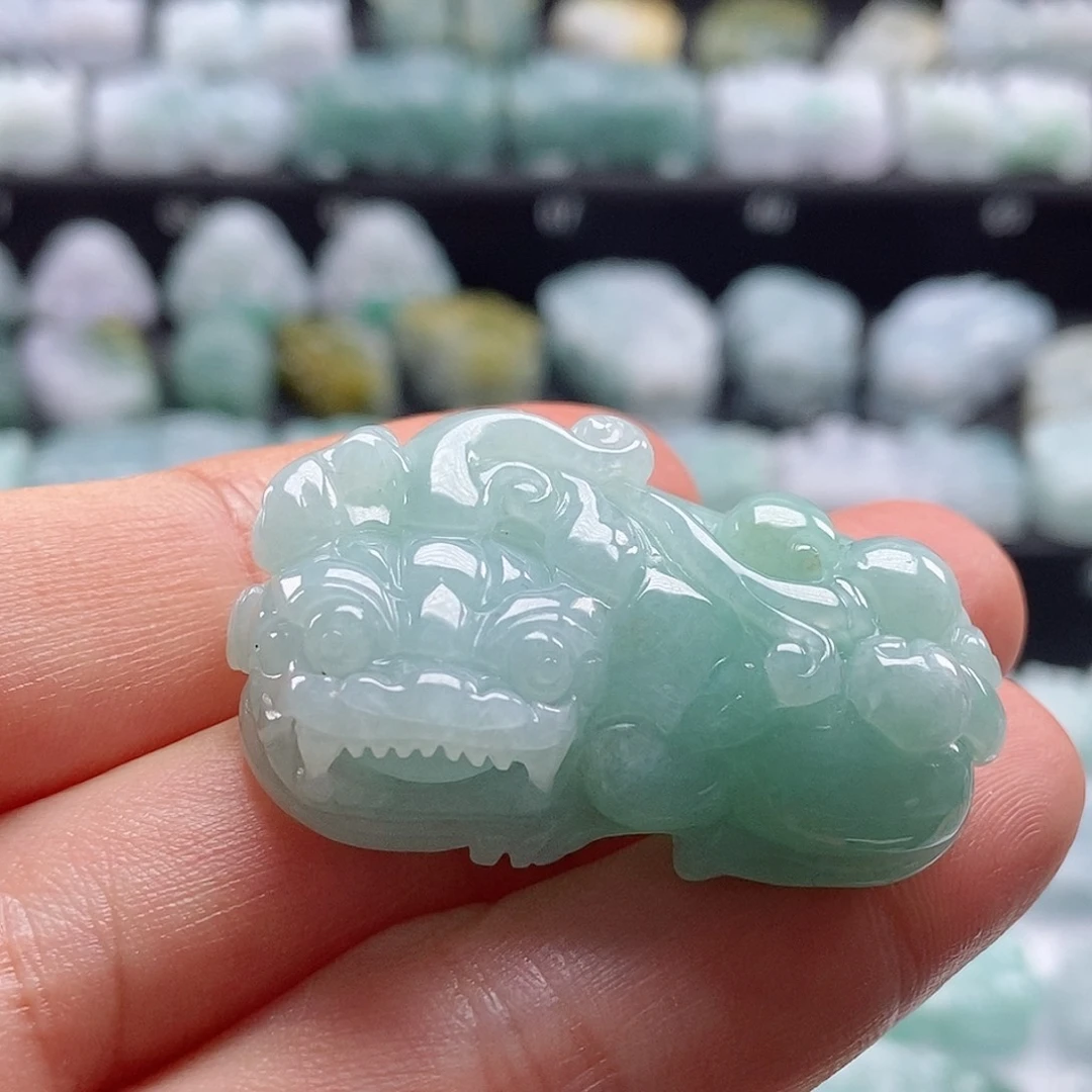 颈饰未镶嵌翡翠翡翠貔貅