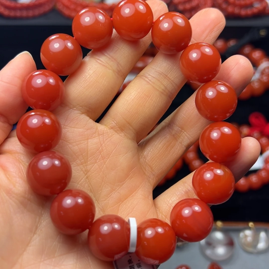 南红玛瑙未镶嵌手串