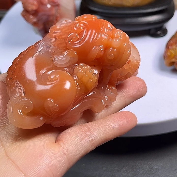寿山石爱**家手把件把玩