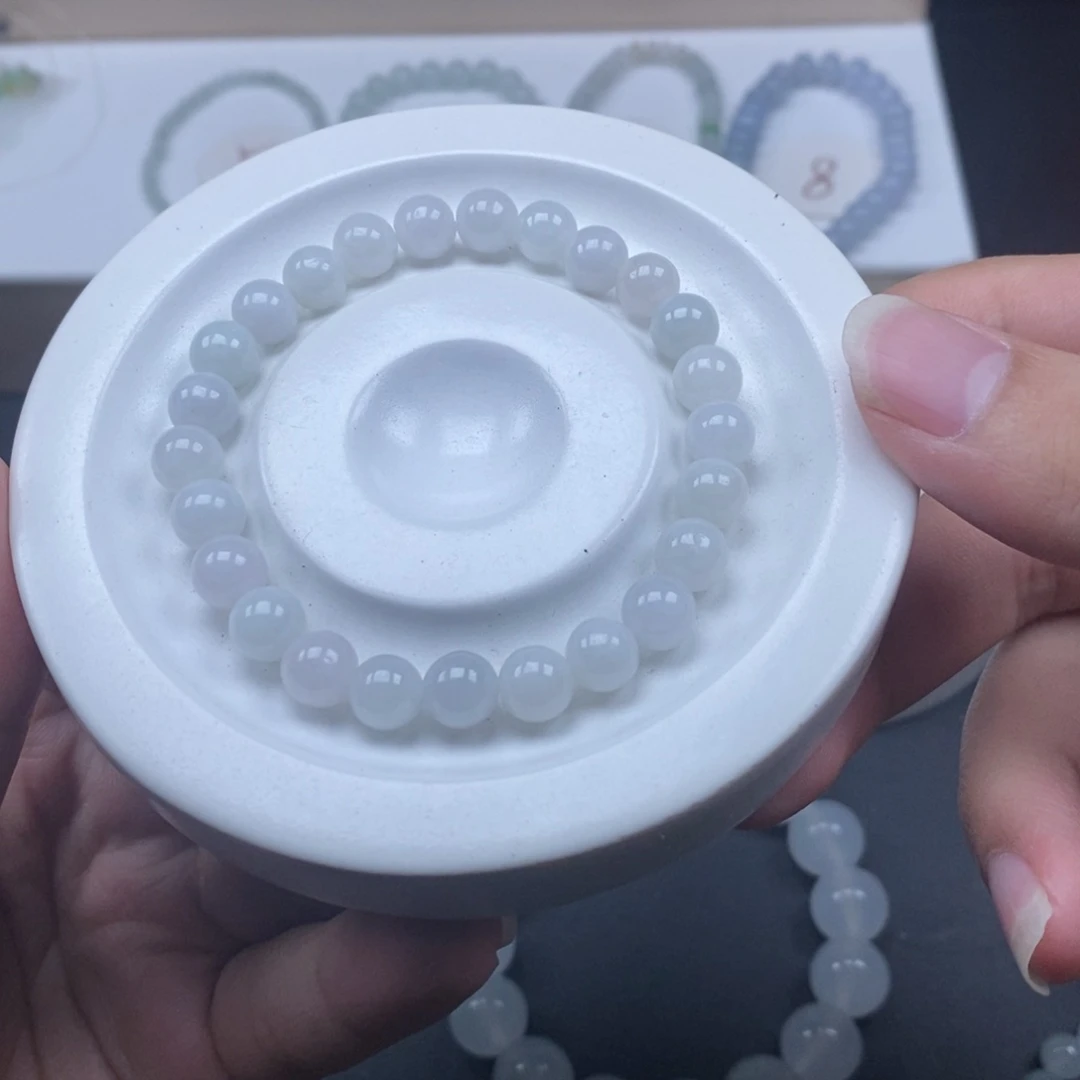未镶嵌手链翡翠白月光卡7