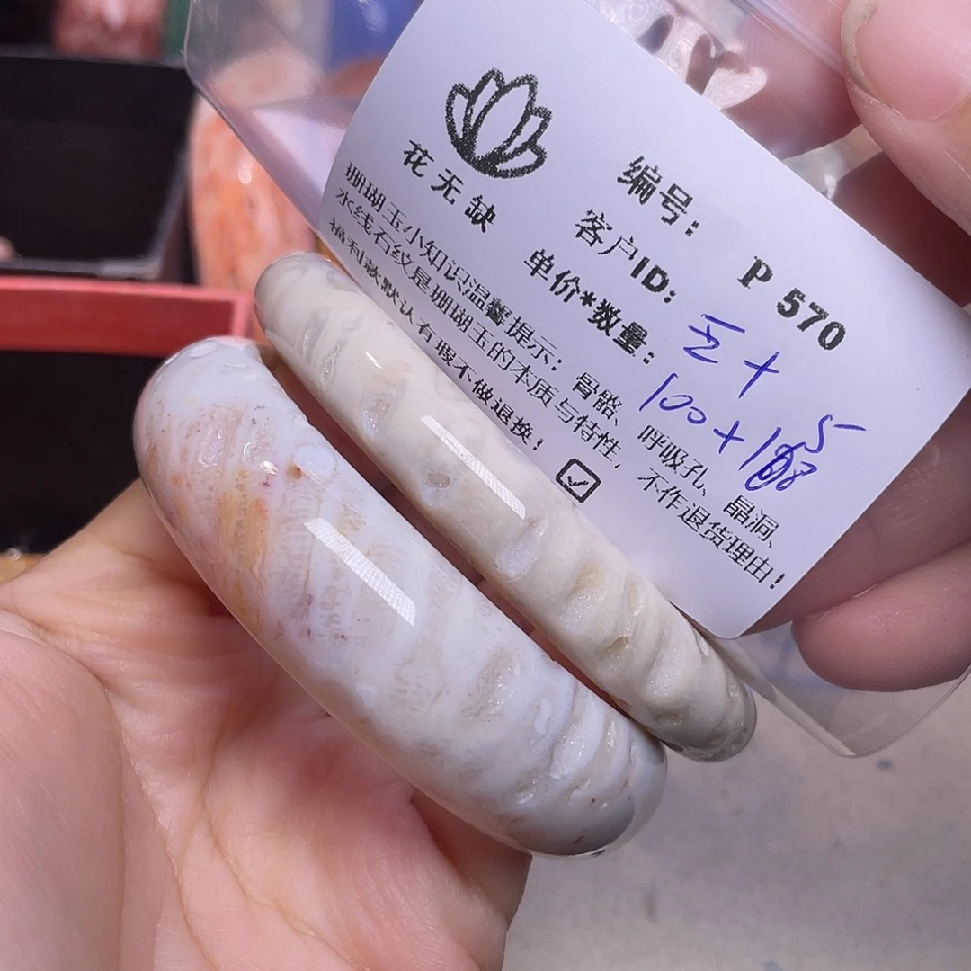 五***鱼未镶嵌手镯硅化玉