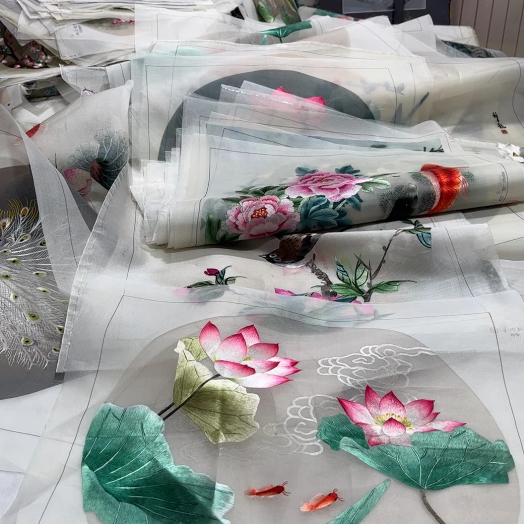 刺绣纯手工制作的一款