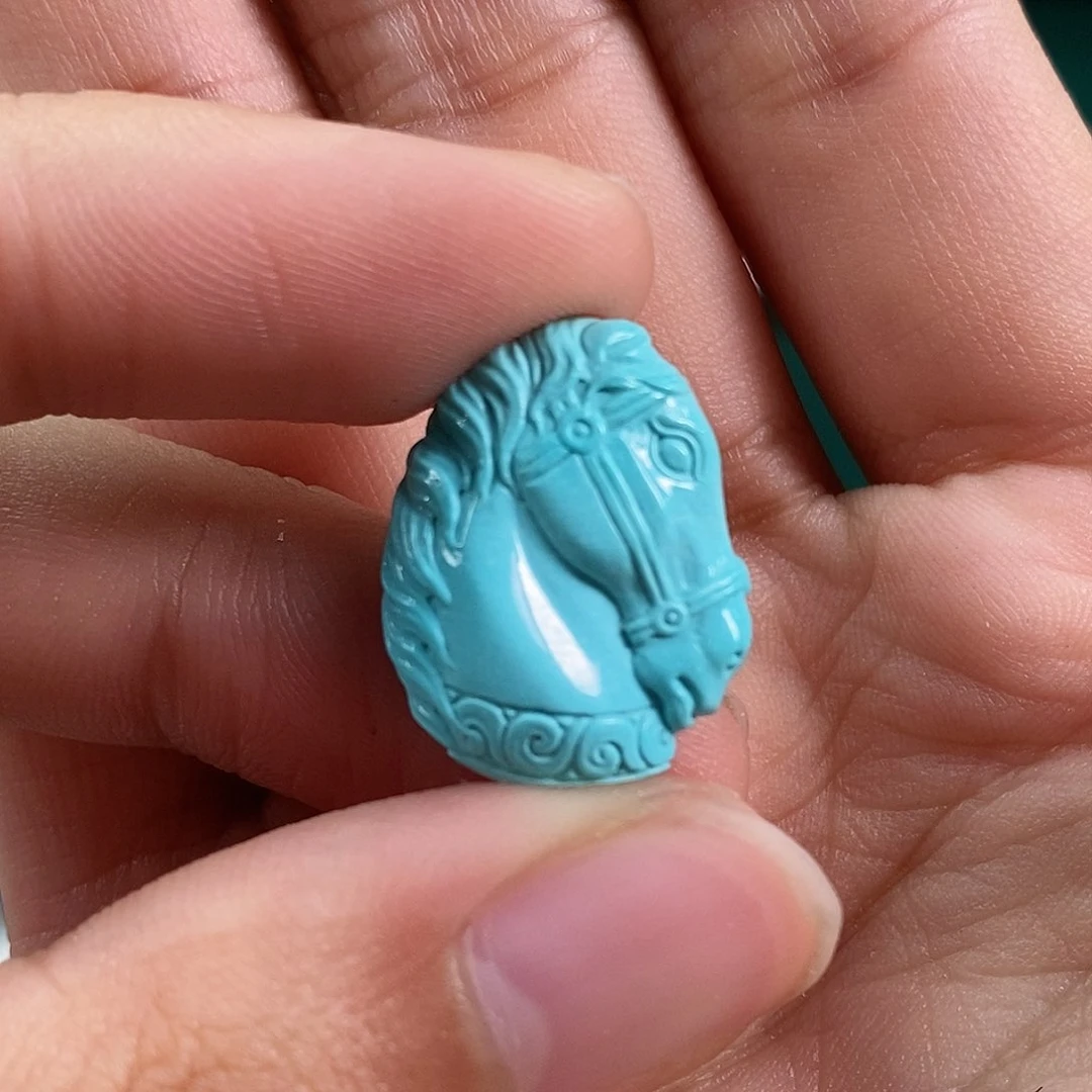 绿松石珠宝奇石未镶嵌