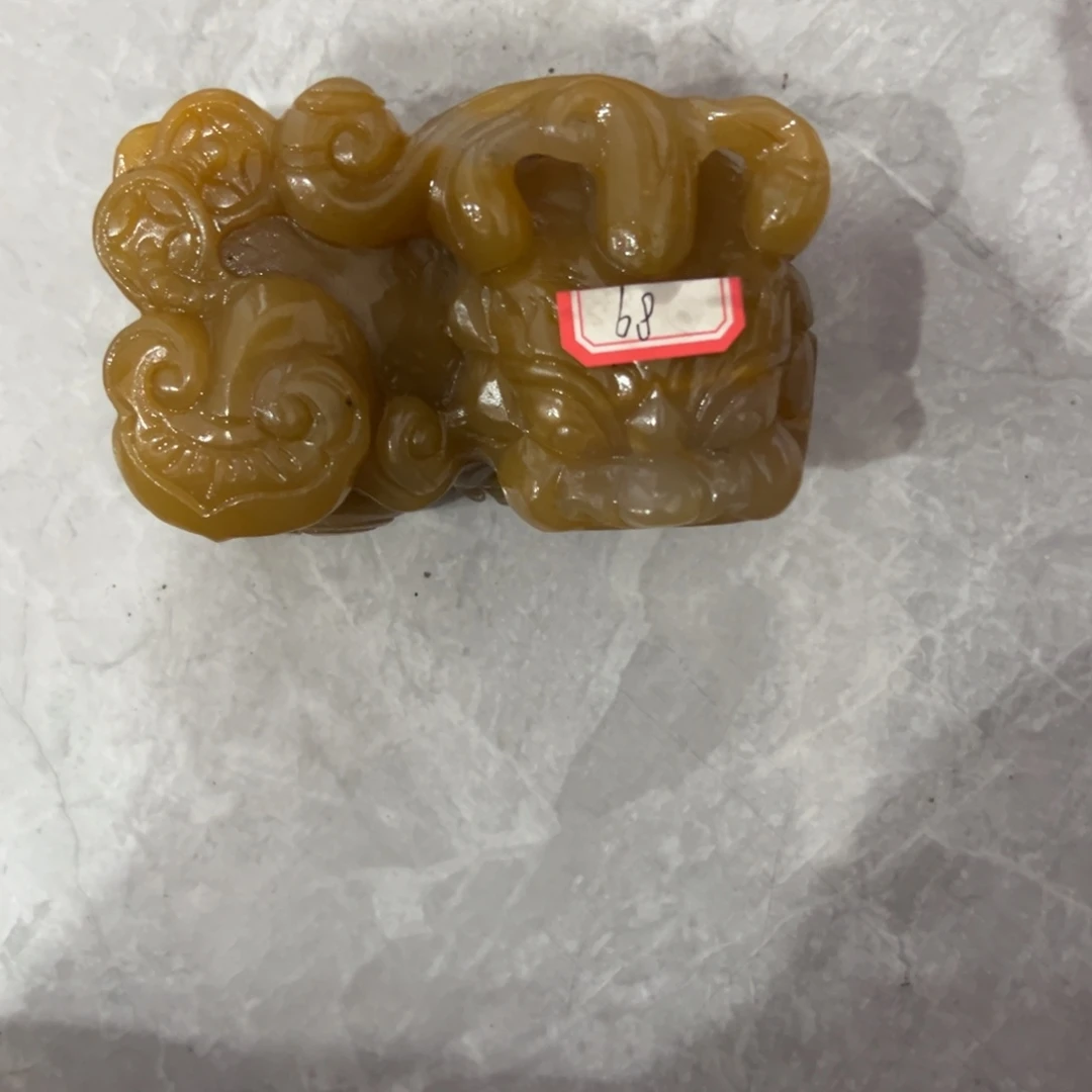 石英质玉（黄龙玉）未镶嵌多样性发货，发其一
