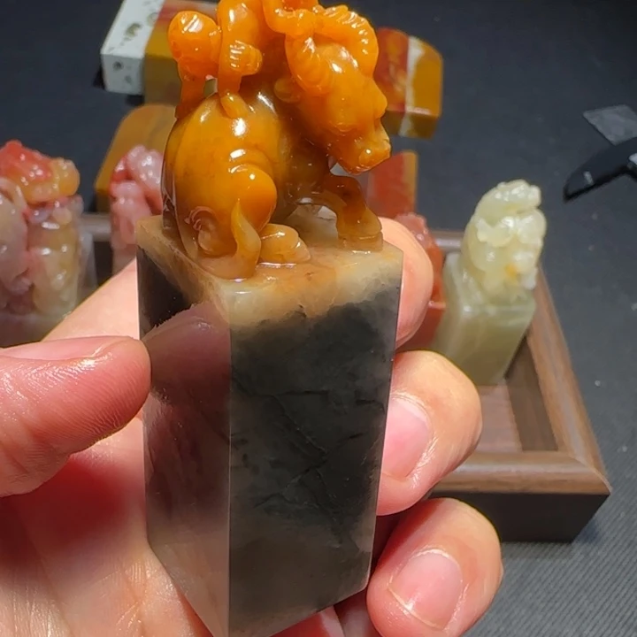 寿山石福集福寿山石