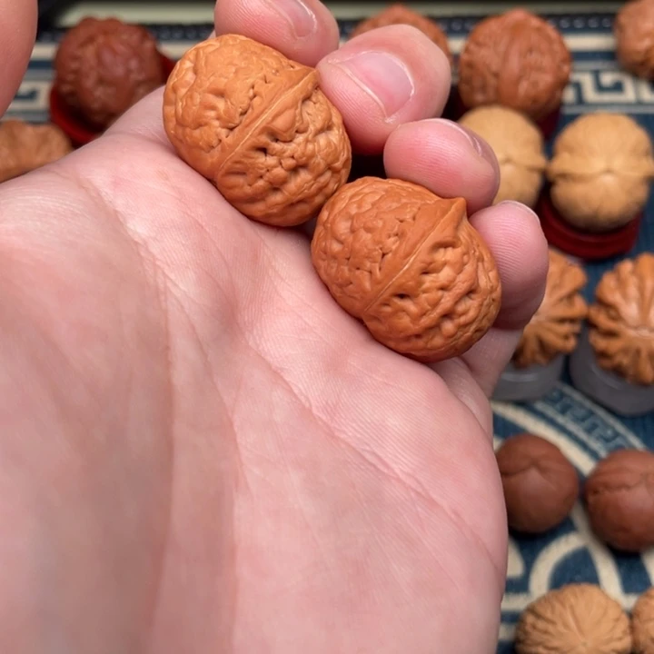 把件文玩核桃麒麟磨盘