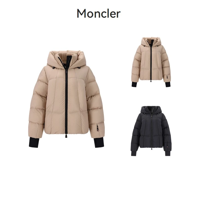 未使用 MONCLER 盟可睐/蒙口 女士鹅绒连帽羽绒服1A00018 539X6