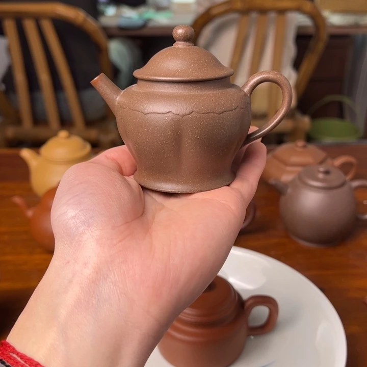 茶壶紫砂愿莲 青段 120cc