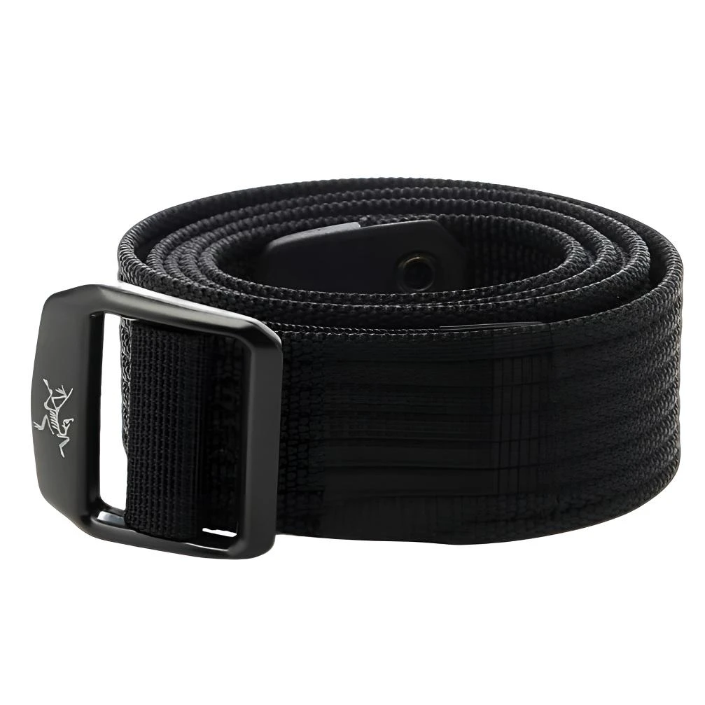 【四季爆款】始祖鸟织物 徽标装饰腰带 男女同款情侣款 黑色宽3.2cm