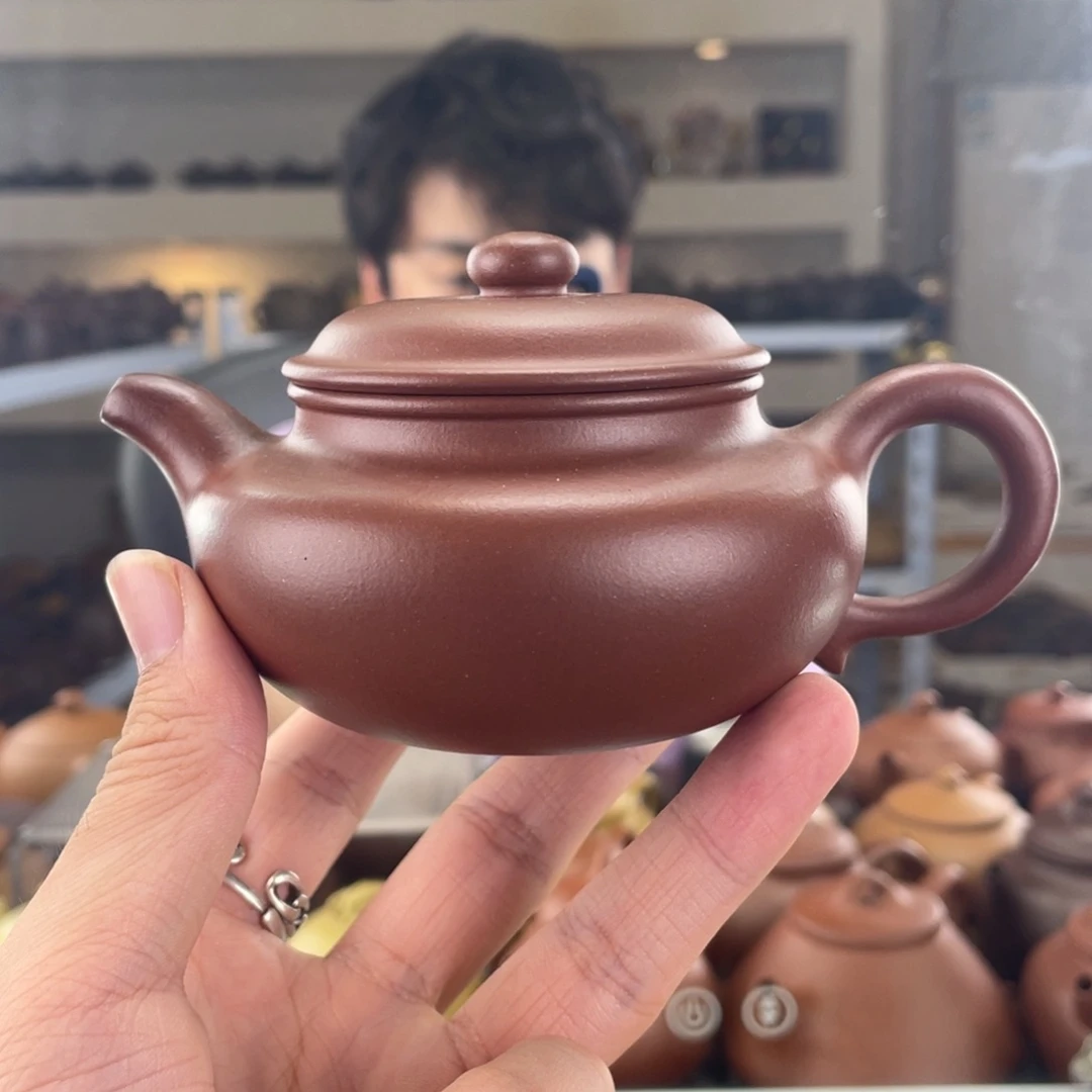 茶壶紫砂170cc红皮龙茶壶
