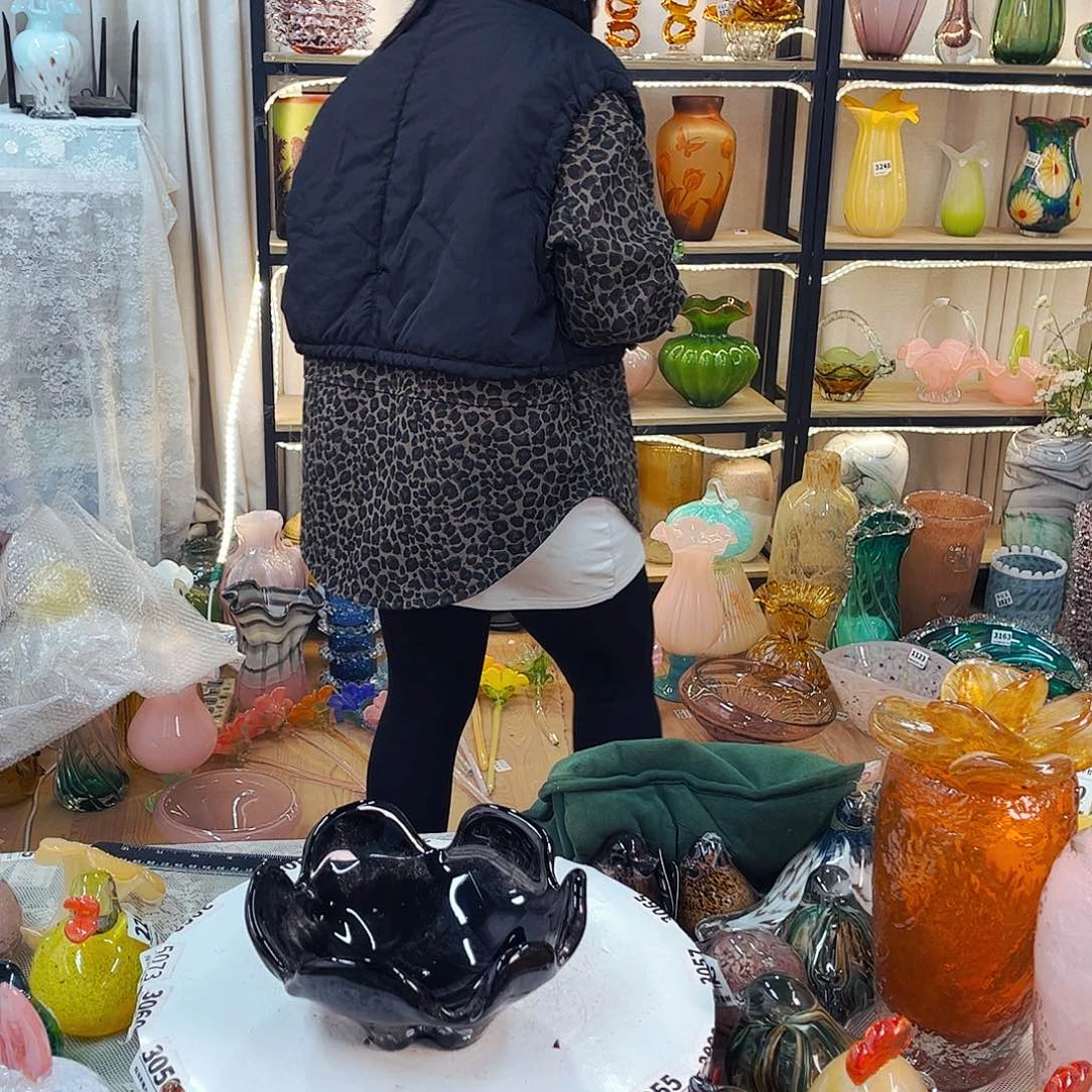 小果盘不完美家悦琉璃工艺品