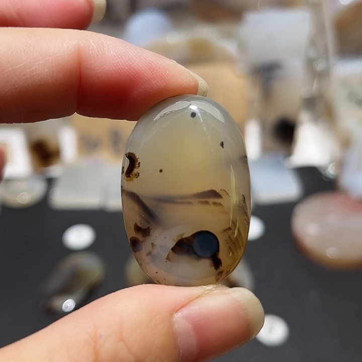 玛瑙/玉髓玉牌未镶嵌