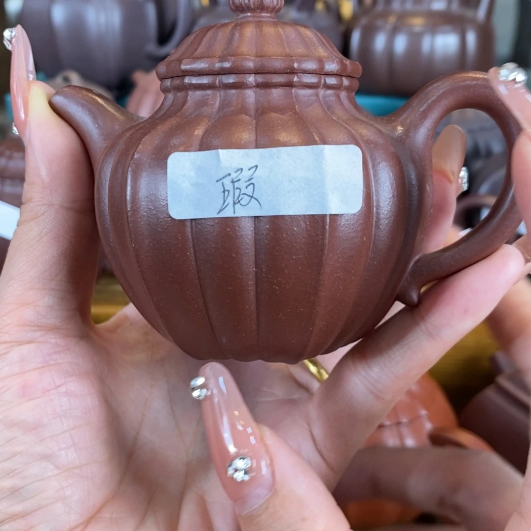 茶壶紫砂原矿泥料手工壶直播间