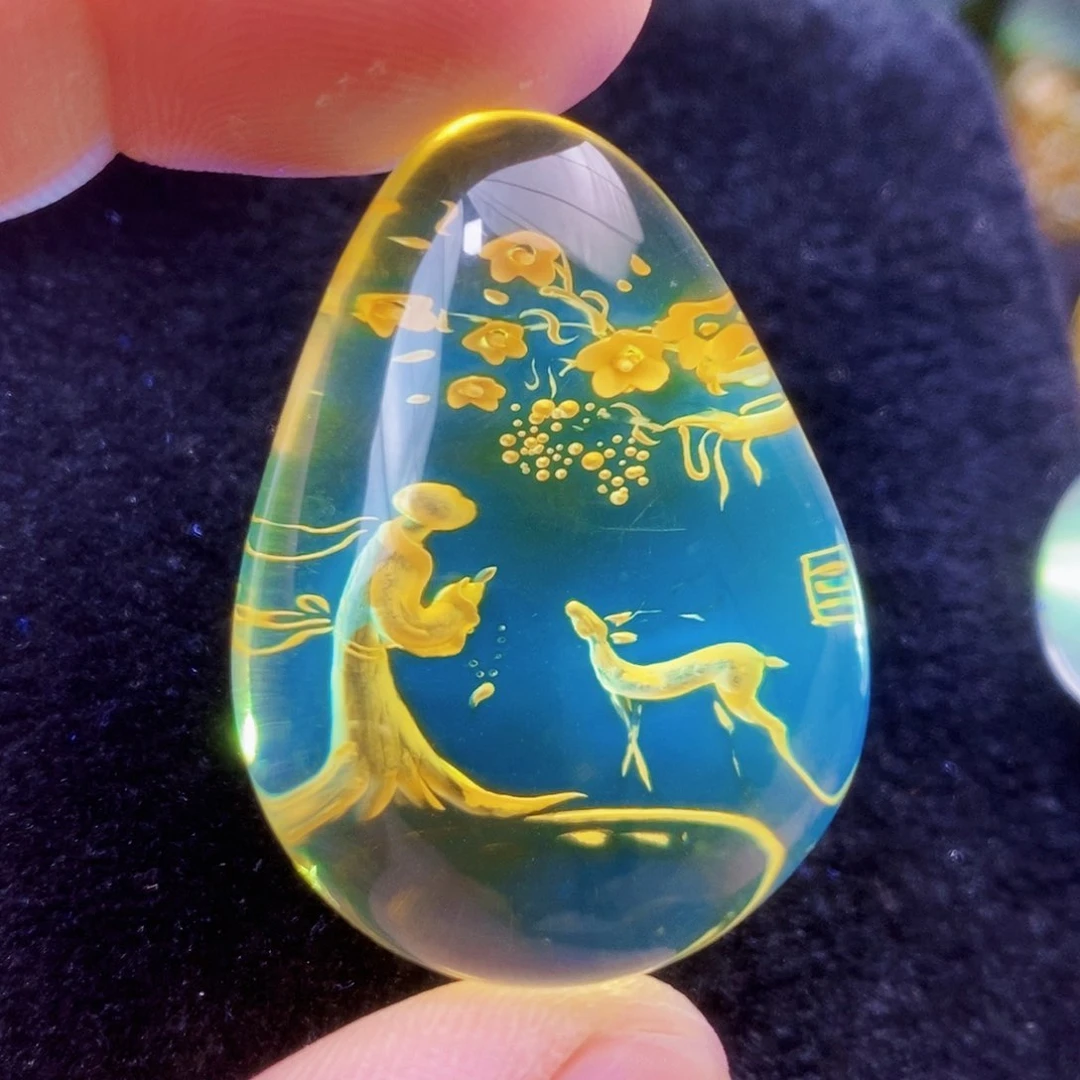 【闪购商品】金珀吊坠(不含链)未镶嵌