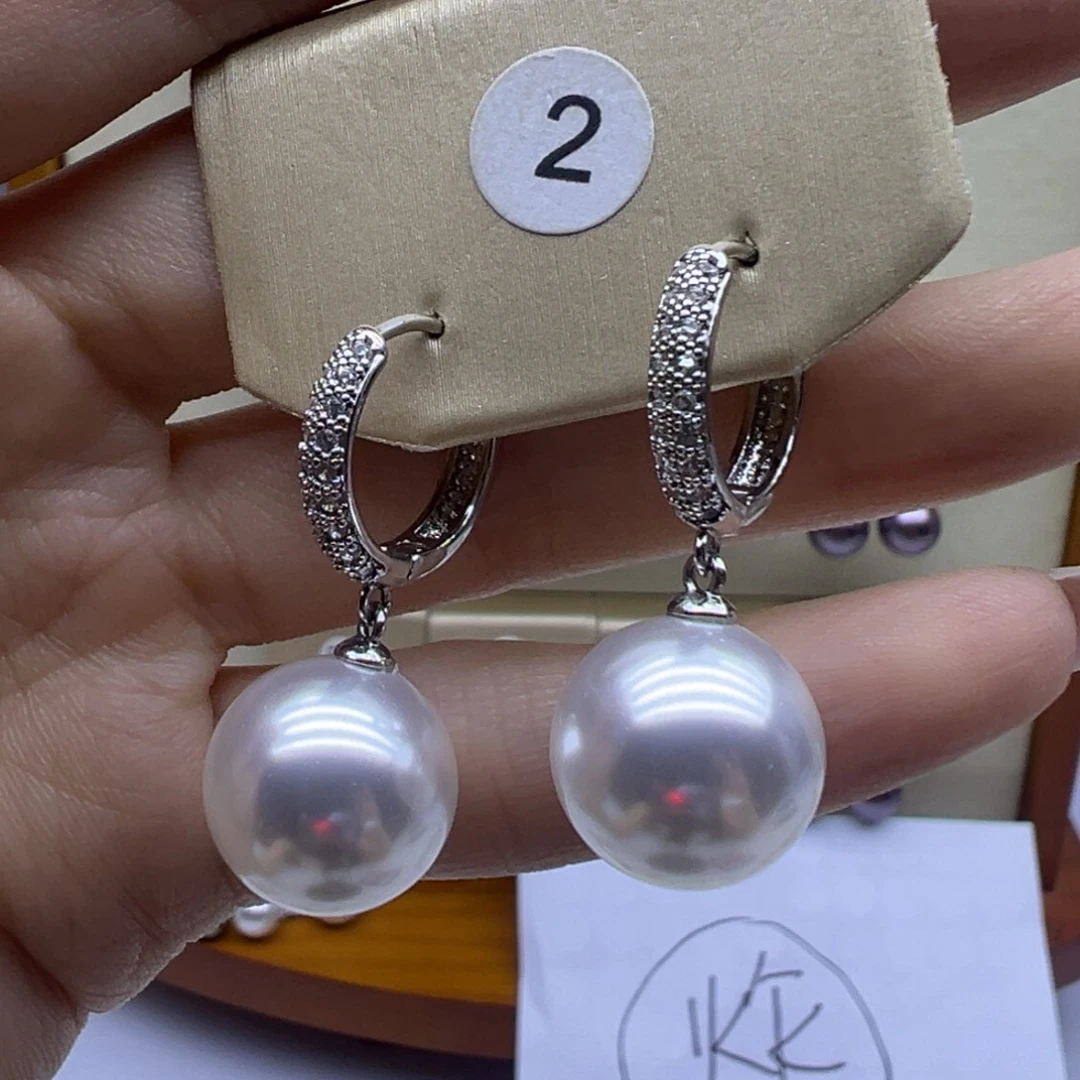 淡水珍珠耳饰未镶嵌