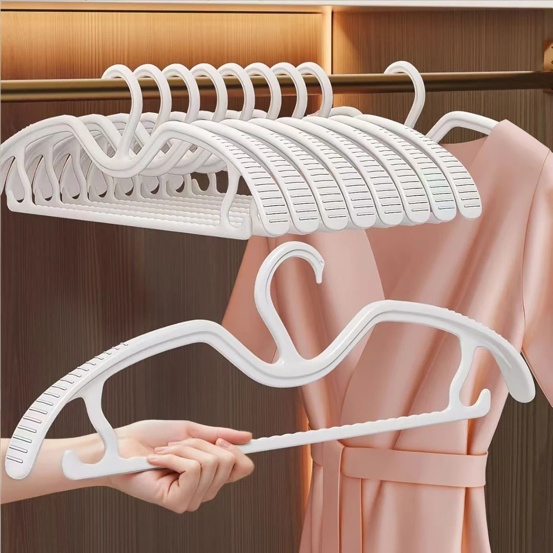 短颈衣架无痕防滑衣架挂衣服不变形2025新款干湿两用晾衣架