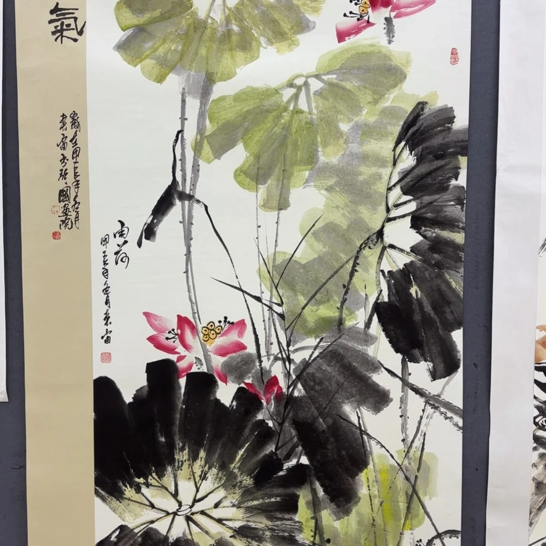 国画闫春雷四尺李欣主播