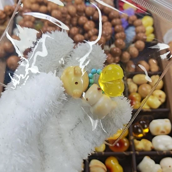 吊坠猴头核桃熊头小熊爱心跑环