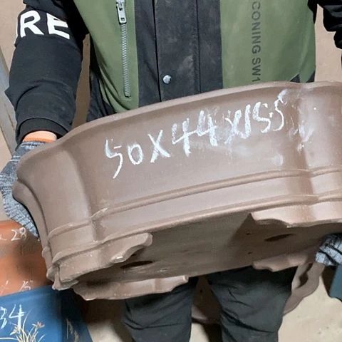 紫砂花盆手工制作