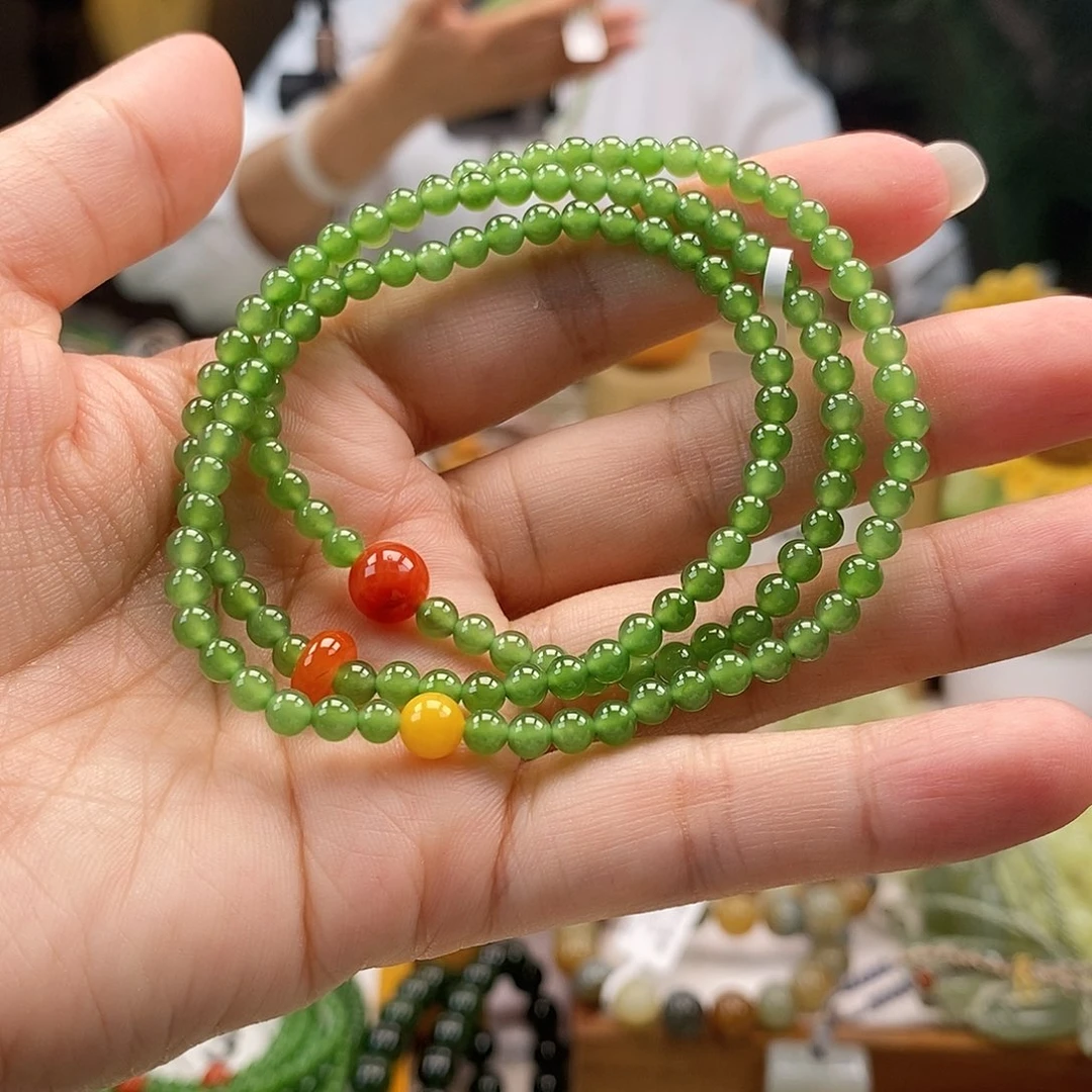 未镶嵌手串和田玉（碧玉）