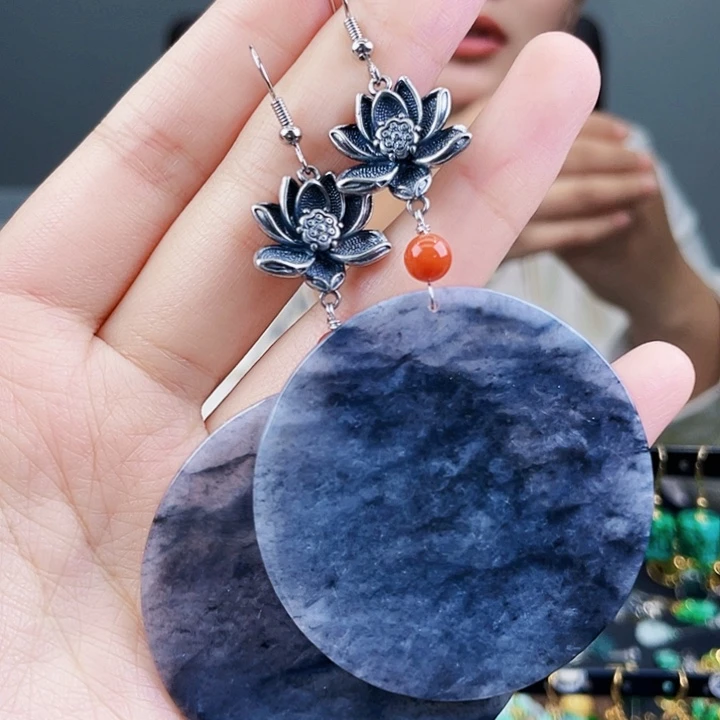 翡翠耳饰未镶嵌饰品