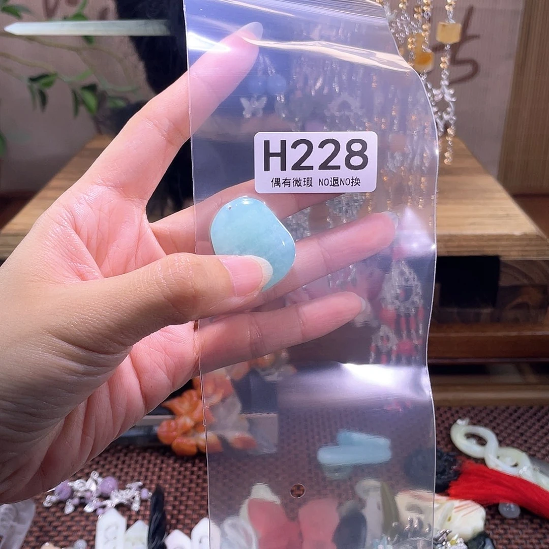 ℋ***）蛇纹石玉合金发饰
