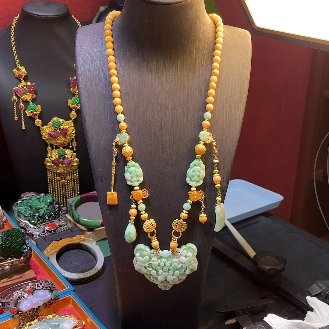 翡翠未镶嵌套链双十二直降不议价