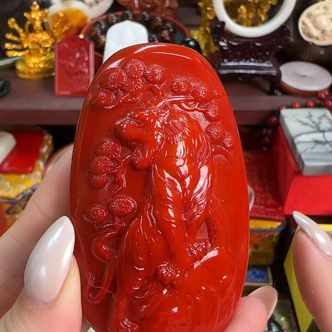 织绣卓玛推荐高货精品羊脂红