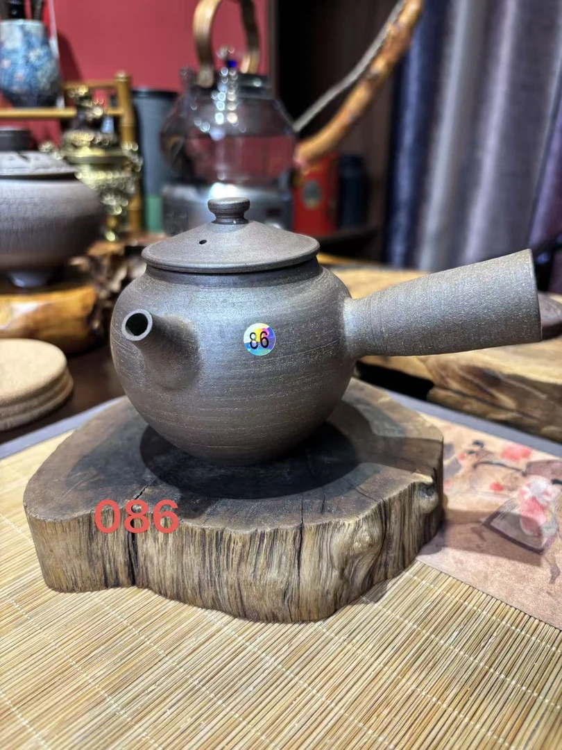 原矿泥还原烧  侧把泡茶壶086